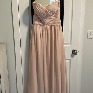 Bill Levkoff Chiffon Sweetheart Floor Length Dress